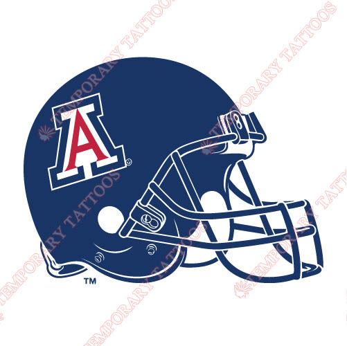 Arizona Wildcats 2004 Pres Helmet Customize Temporary Tattoos Stickers NO.3729